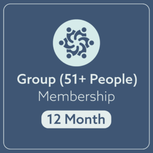 Group (51+ People) 12 Month Membership